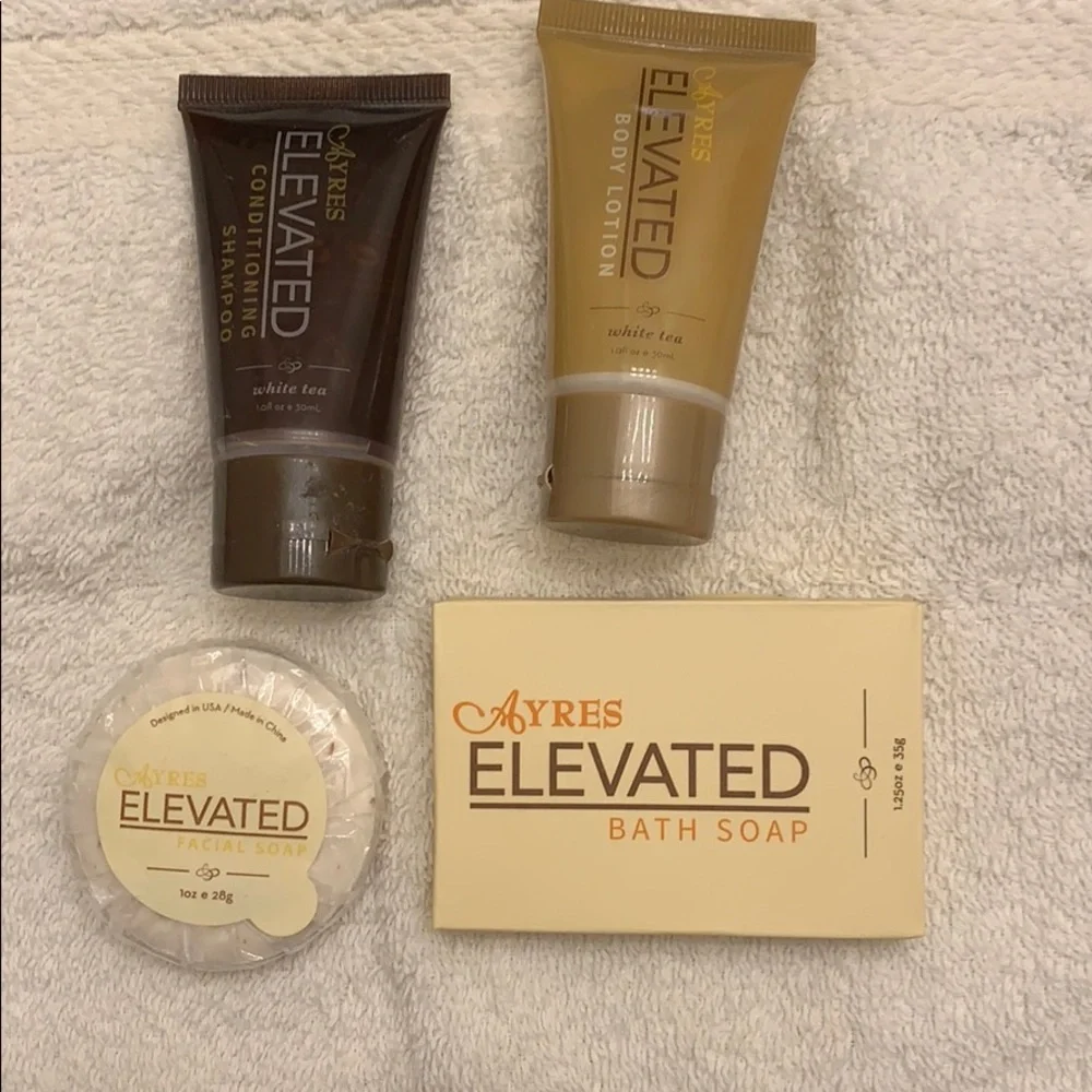 4/$15 One Ayres Elevated white tea travel set